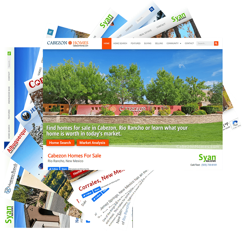 Cascading real estate websites